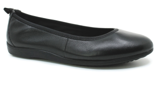 TAMARIS 22130-44 black leather, dámské baleriny vel.37