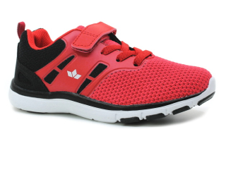 LICO Bongo VS 590836 rot/schwarz/weiss, dětské tenisky vel.33