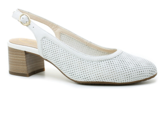 TAMARIS Comfort 8-89501-42 white, dámské letní lodičky vel.42