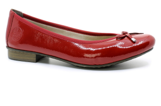 RIEKER 51950-33 red, dámské baleríny vel.41