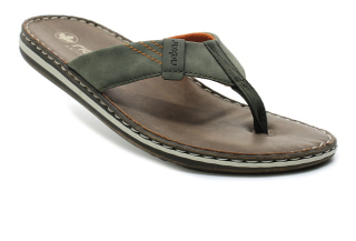 RIEKER 21043-54 green, pánské žabky vel.41