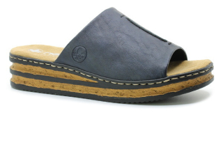 RIEKER 62905-14 blue, dámské pantofle vel.41