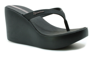 IPANEMA HIGH FASHION II FEM BD950 black/black/beige, dámské žabky vel.37