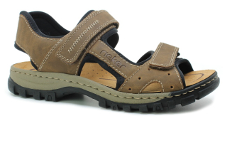 RIEKER 25084-24 brown, pánské sandály vel.41
