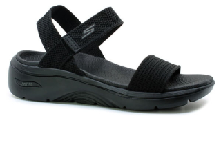 SKECHERS GO WALK ARCH FIT 140874/BBK black, dámské sandály vel.38