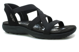 SKECHERS REGGIE SLIM STRETCH FLEX 163460/BBK black, dámské sandály vel.41