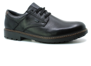 RIEKER F4611-00 black, pánské polobotky vel.44