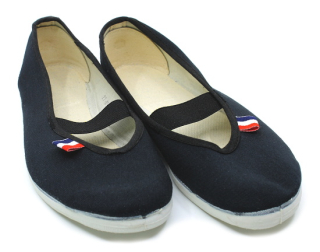 Cvičky / Jarmilky černé, dětská obuv 23 - EU35 - 23cm