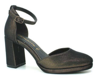 TAMARIS 1-22463-45 963 copper glam, společenské lodičky vel.41