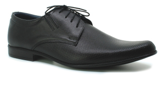 HILBY 115 black, pánské polobotky vel.41