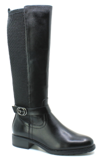 TAMARIS 1-25618-43 001 black, dámské kozačky vel.37