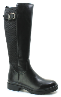 TAMARIS 1-25625-45 001 black, dámské kozačky vel.37