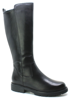 JANA 8-25702-45 001 black, dámské kozačky vel.41