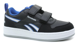 REEBOK Royal Prime 2.0 two strap hoop & look 238483 black/blue, dětská obuv vel.33