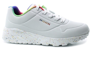 SKECHERS Uno Lite 310456L WMLT bílé, dívčí tenisky vel.37