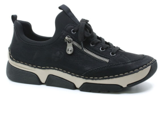 RIEKER 45973-00 black, dámské polobotky vel.39