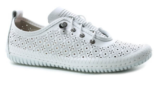 KLOP 032 1654-4 white, dámské polobotky vel.37