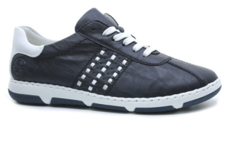 RIEKER 42408-14 blue, dámské polobotky vel.36