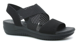 JANA 8-28768-42 001 black, dámské sandály vel.37