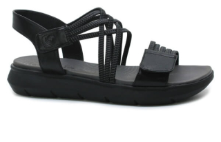 JANA 8-28766-42 001 black, dámské sandály vel.37