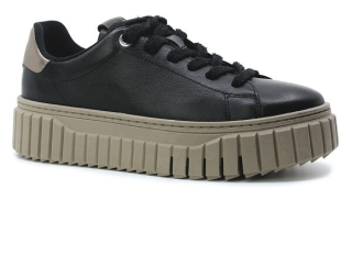 TAMARIS 1-23702-45 098 black comb, dámské polobotky vel.39