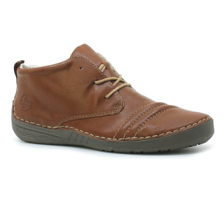 RIEKER 52532-24 brown, dámská kotníková obuv vel.42