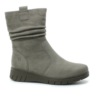 CAPRICE 9-26455-45 334 taupe nubuc, dámská kotníková obuv vel.41