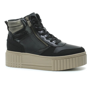 MARCO TOZZI 2-25201-47 098 black comb, dámská kotníková obuv vel.37