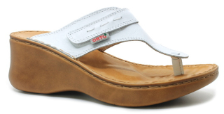 ORTO PLUS 3081-10 bílé, dámské žabky vel.37
