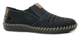 RIEKER B2457-14 blau, pánské mokasíny vel.41